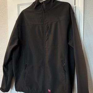 Red Kap Deluxe Soft Shell Jacket - Men's XL Black - NWOT